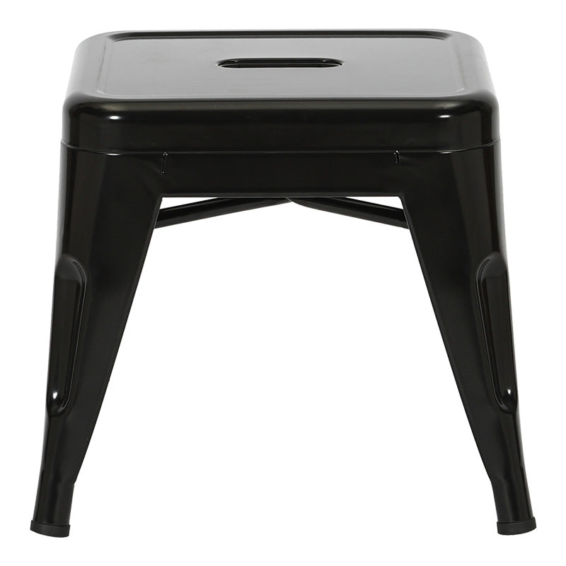 Σκαμπό Utopia  μέταλλο σε μαύρη απόχρωση 35x35x31εκ