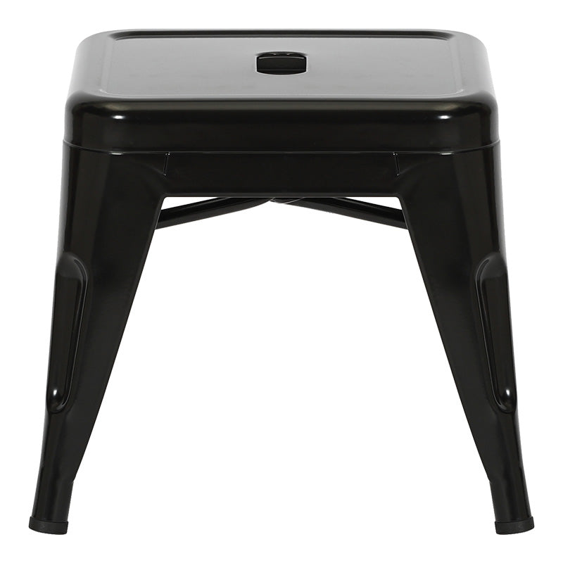 Σκαμπό Utopia  μέταλλο σε μαύρη απόχρωση 35x35x31εκ