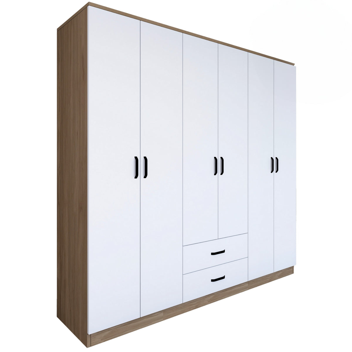 Ντουλάπα Agiofili Ανοιχτό Καρυδί 180x45x190 εκ. Μελαμίνης Κωδ. 64