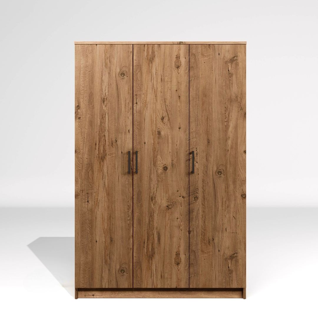 Ντουλάπα Mesotopos Ατλαντικό Πεύκο 120x51.8x180 εκ. Μελαμίνης