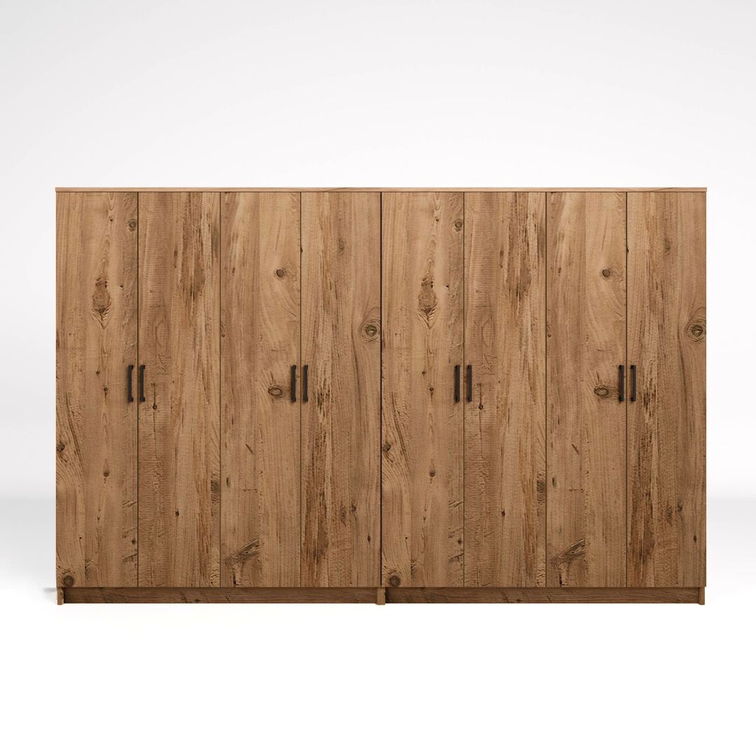 Ντουλάπα Mesotopos Ατλαντικό Πεύκο 280x51.8x180 εκ. Μελαμίνης