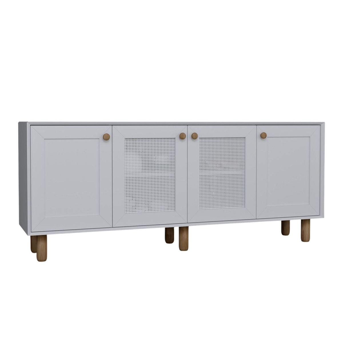Κονσόλα Petaloudes Λευκό 180x40x75 εκ. Μελαμίνης Κωδ. 146