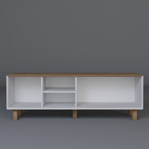 Έπιπλο Τηλεόρασης Petaloudes Δρυς Garden 160x40x56 εκ. Μελαμίνης Κωδ. 83