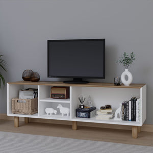 Έπιπλο Τηλεόρασης Petaloudes Δρυς Garden 160x40x56 εκ. Μελαμίνης Κωδ. 143
