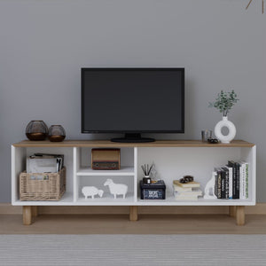 Έπιπλο Τηλεόρασης Petaloudes Δρυς Garden 160x40x56 εκ. Μελαμίνης Κωδ. 143