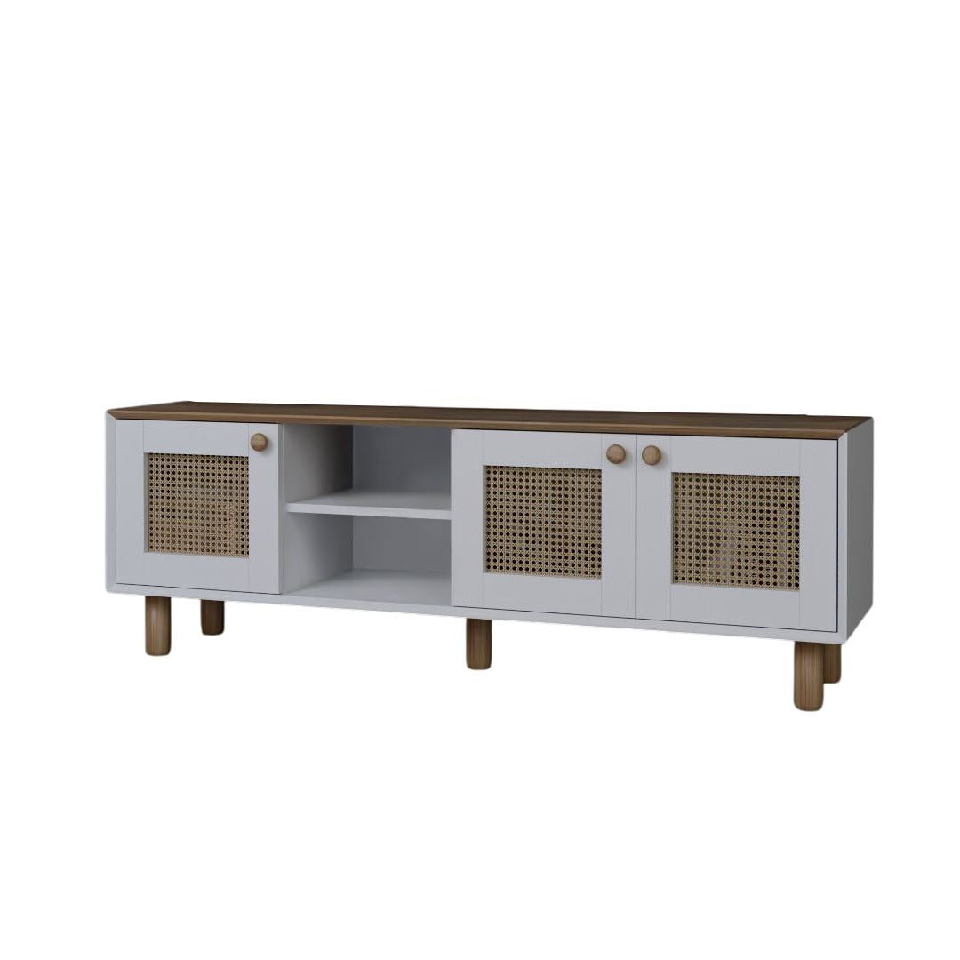 Έπιπλο Τηλεόρασης Petaloudes Δρυς Garden 160x40x56 εκ. Μελαμίνης Κωδ. 143