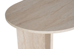 Τραπέζι Τραπεζαρίας Symi Travertine 180x90x75 εκ. Μελαμίνης