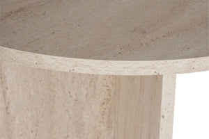 Τραπέζι Τραπεζαρίας Symi Travertine 180x90x75 εκ. Μελαμίνης