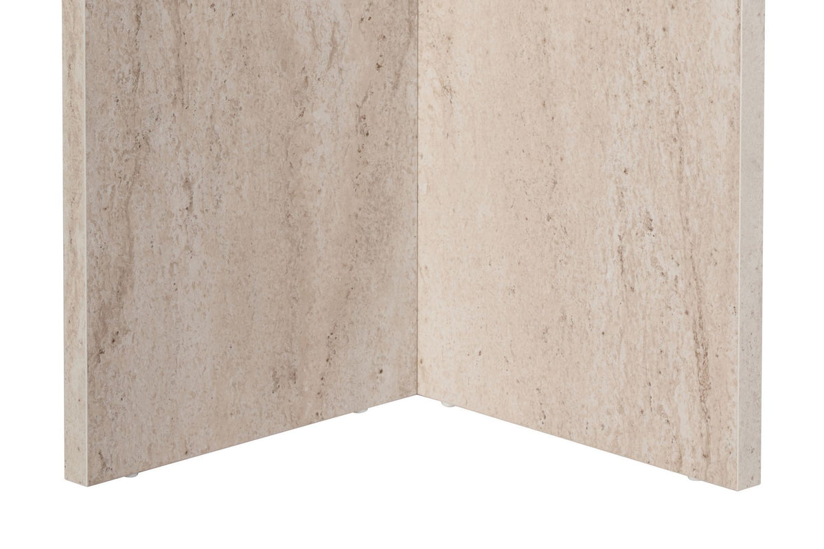 Τραπέζι Τραπεζαρίας Symi Travertine 180x90x75 εκ. Μελαμίνης