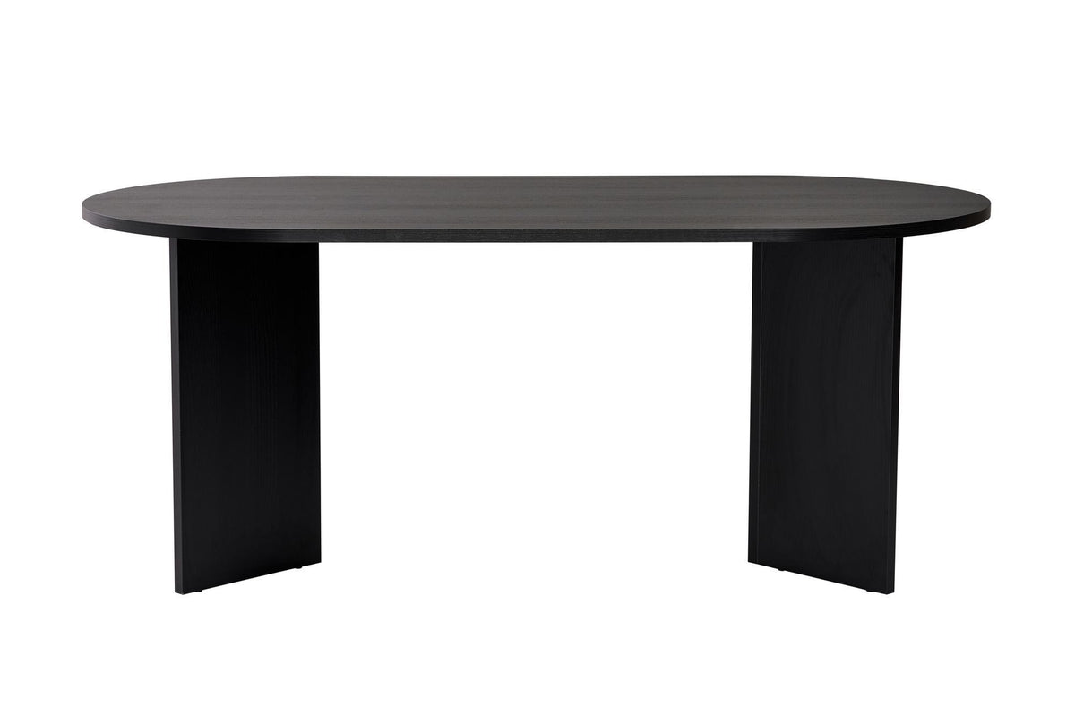 Τραπέζι Τραπεζαρίας Symi Μαύρο Ξύλο 180x90x75 εκ. Μελαμίνης