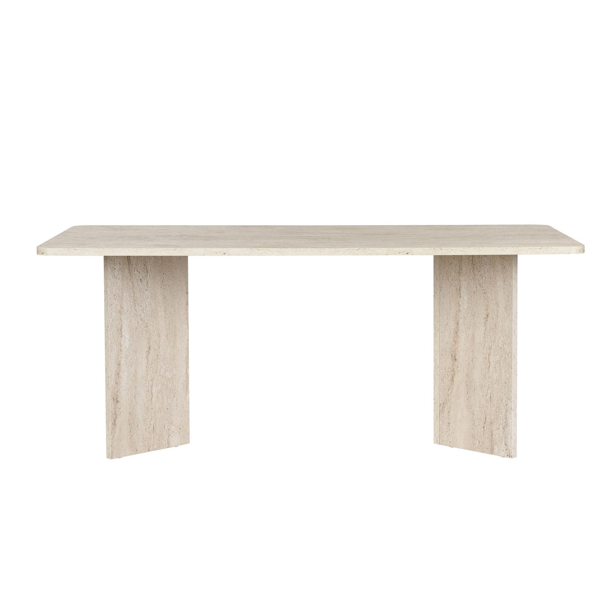 Τραπέζι Τραπεζαρίας Chalki Travertine 180x90x75 εκ. Μελαμίνης