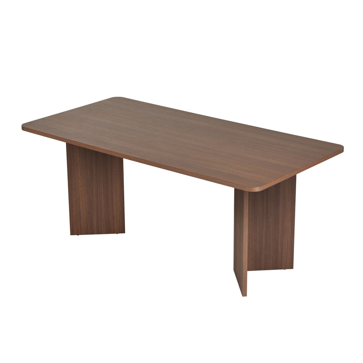 Τραπέζι Τραπεζαρίας Chalki Καρυδί 180x90x75 εκ. Μελαμίνης