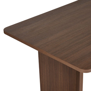 Τραπέζι Τραπεζαρίας Chalki Καρυδί 180x90x75 εκ. Μελαμίνης