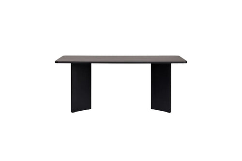 Τραπέζι Τραπεζαρίας Chalki Μαύρο Ξύλο 180x90x75 εκ. Μελαμίνης
