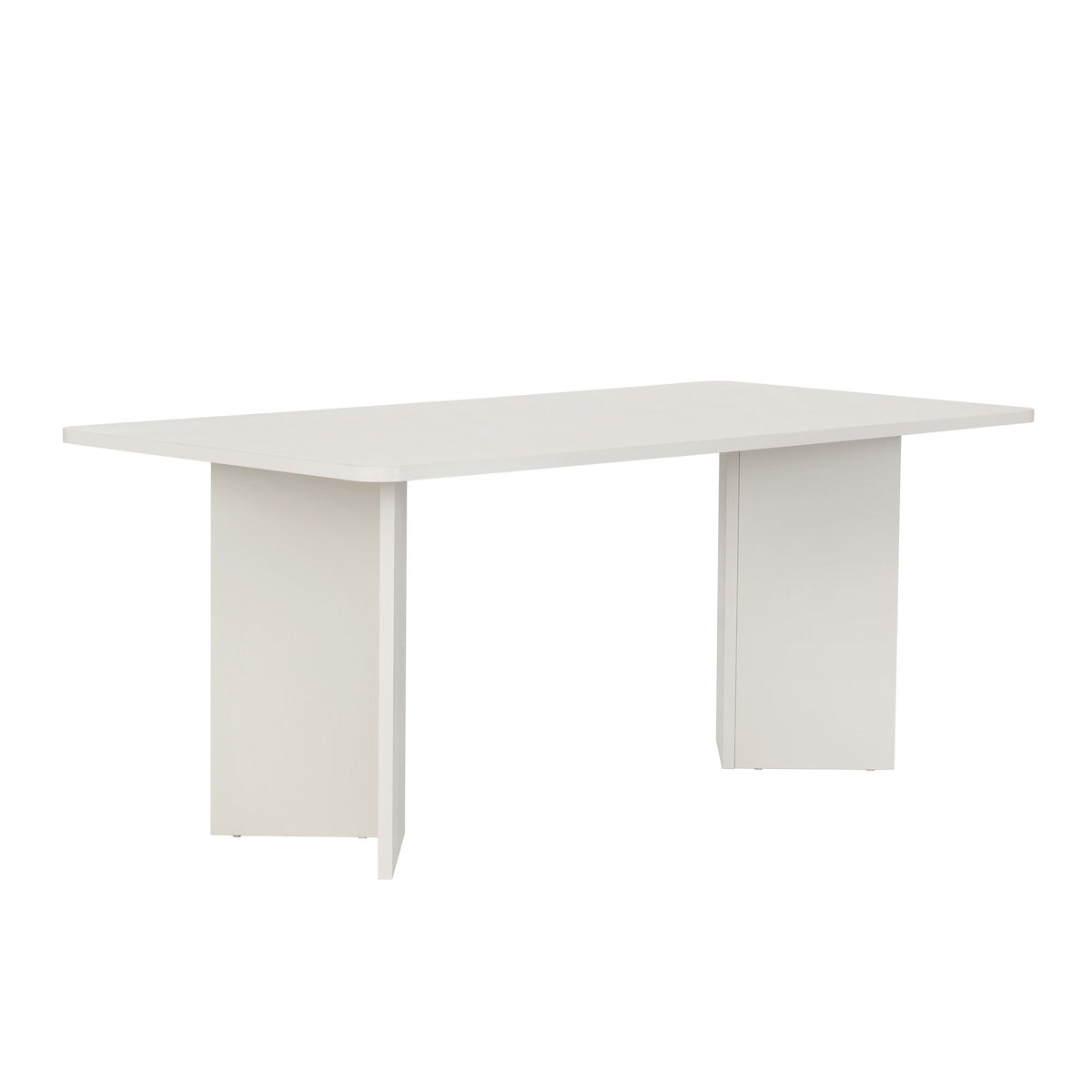 Τραπέζι Τραπεζαρίας Chalki Λευκό Ξύλο 180x90x75 εκ. Μελαμίνης
