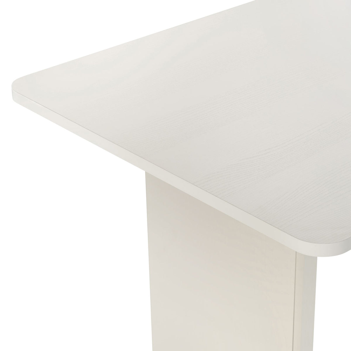Τραπέζι Τραπεζαρίας Chalki Λευκό Ξύλο 180x90x75 εκ. Μελαμίνης