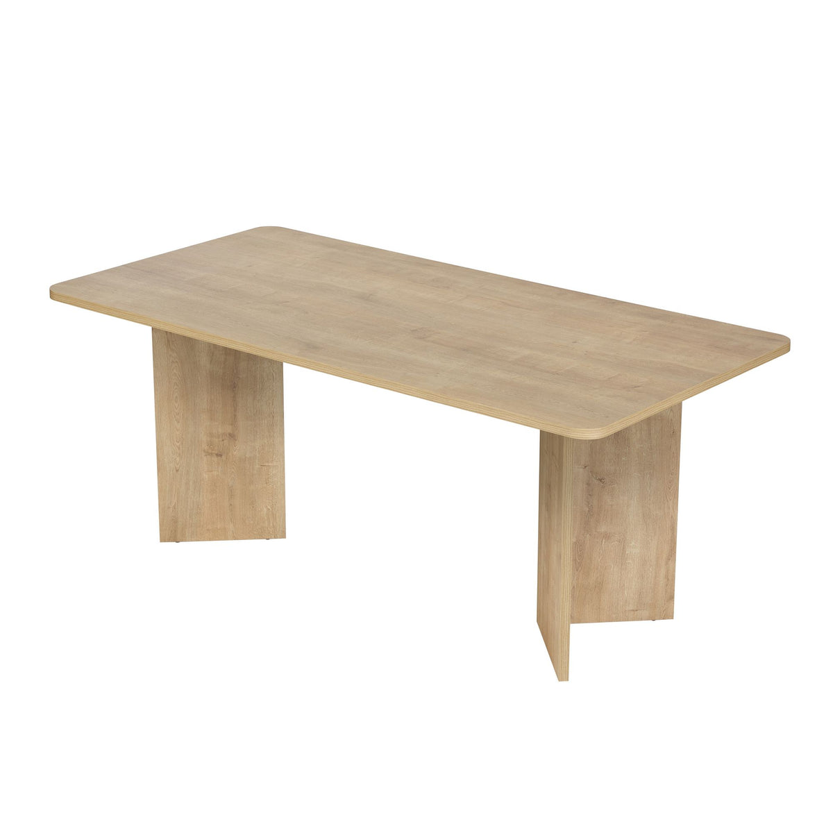Τραπέζι Τραπεζαρίας Chalki Δρυς Μελί 180x90x75 εκ. Μελαμίνης
