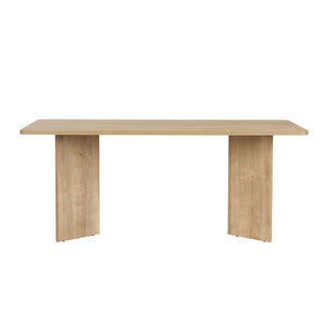 Τραπέζι Τραπεζαρίας Chalki Δρυς Μελί 180x90x75 εκ. Μελαμίνης