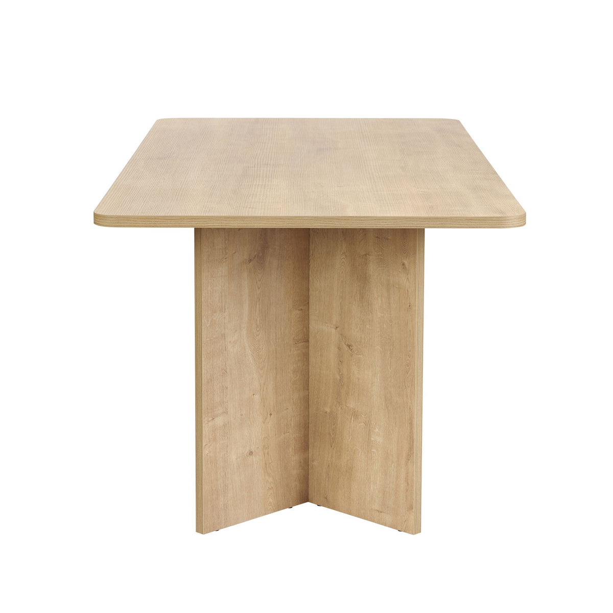 Τραπέζι Τραπεζαρίας Chalki Δρυς Μελί 180x90x75 εκ. Μελαμίνης