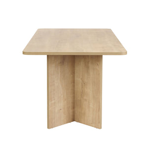 Τραπέζι Τραπεζαρίας Chalki Δρυς Μελί 180x90x75 εκ. Μελαμίνης
