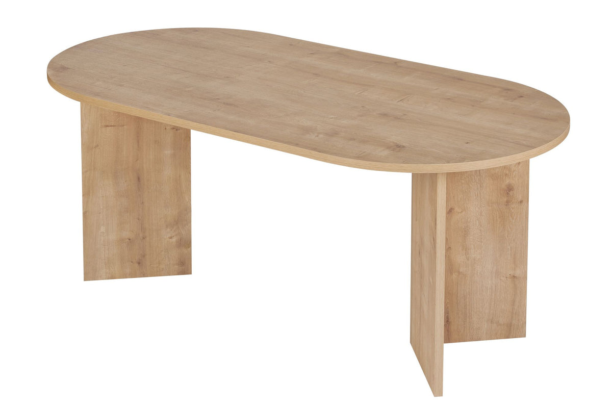 Τραπέζι Τραπεζαρίας Symi Δρυς Sapphire 180x90x75 εκ. Μελαμίνης