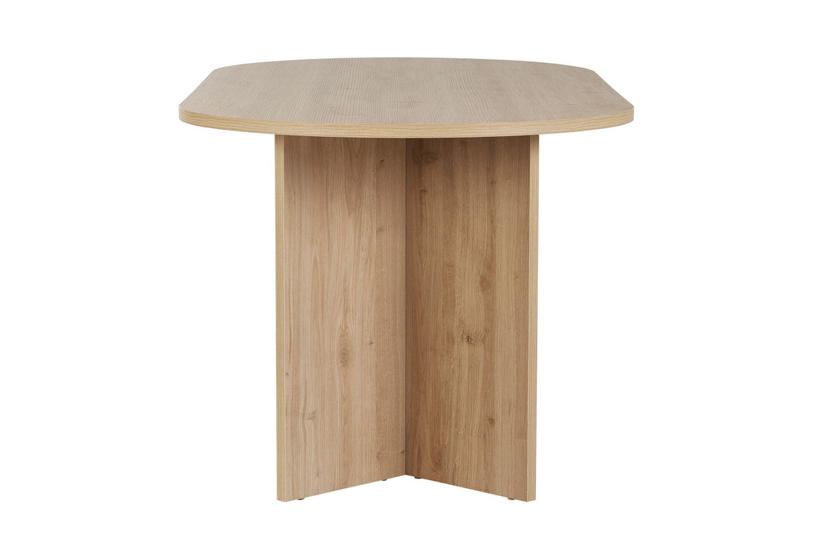 Τραπέζι Τραπεζαρίας Symi Δρυς Sapphire 180x90x75 εκ. Μελαμίνης - Pakobazaar