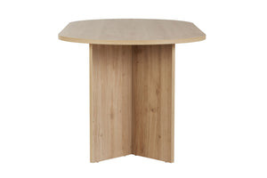Τραπέζι Τραπεζαρίας Symi Δρυς Sapphire 180x90x75 εκ. Μελαμίνης - Pakobazaar