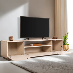 Έπιπλο Τηλεόρασης Mandrakia Βιζόν - Travertine 180x44.5x44.6 εκ. Μελαμίνης