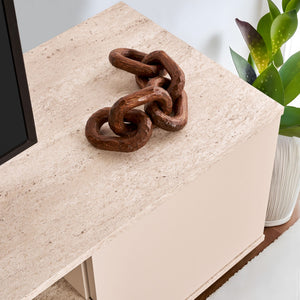 Έπιπλο Τηλεόρασης Mandrakia Βιζόν - Travertine 180x44.5x44.6 εκ. Μελαμίνης