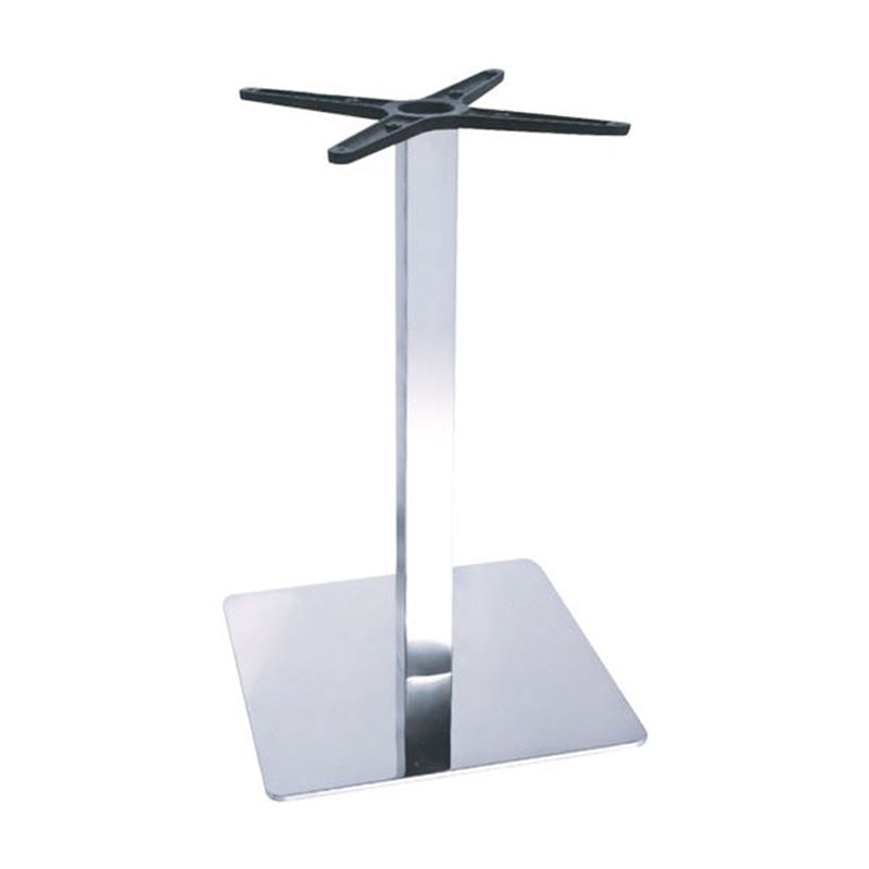 Βάση τραπεζιού Galax  αλουμινίου σε ασημί απόχρωση 45x45x72εκ - Image 1