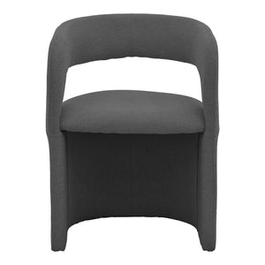 Πολυθρόνα Cocon  ύφασμα ανθρακί 58x58x80εκ - Pakobazaar