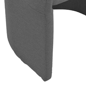 Πολυθρόνα Cocon  ύφασμα ανθρακί 58x58x80εκ - Pakobazaar