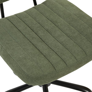 Καρέκλα γραφείου Warra  ύφασμα λαδί 50x52x76-86εκ - Pakobazaar