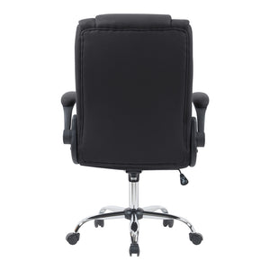 Καρέκλα γραφείου διευθυντη Kesla  PES μαύρo 65x65x113-121εκ - Pakobazaar