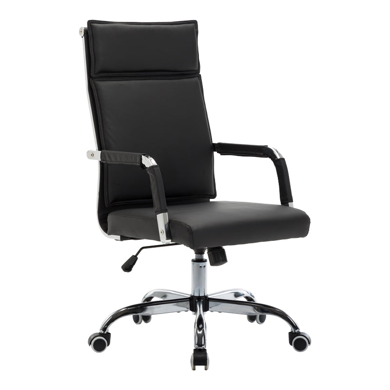 Καρέκλα γραφείου διευθυντη Mavel  PU μαύρo 55x62x100-110εκ - Pakobazaar