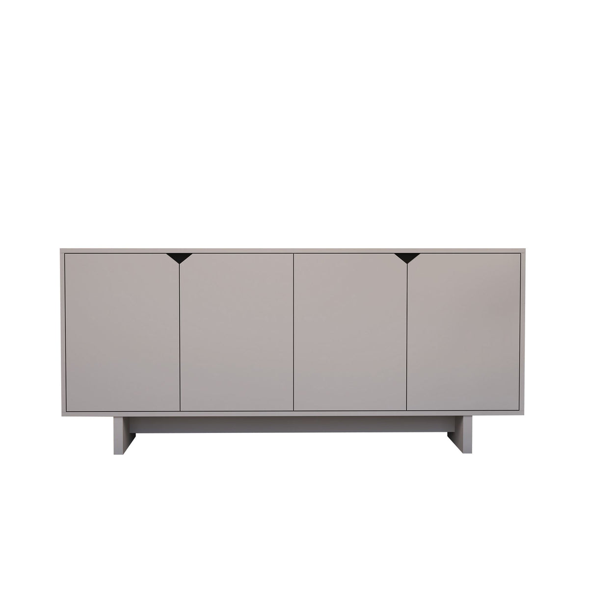 Κονσόλα Meskla Με Ράφια Μπεζ 180x40x80.6 εκ. Μελαμίνης