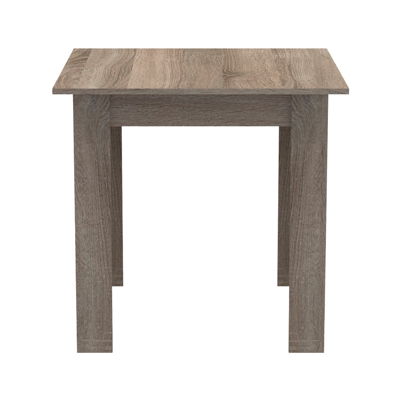 Τραπέζι Manka I  σε sonoma truffle απόχρωση 80x80x77εκ - Pakobazaar