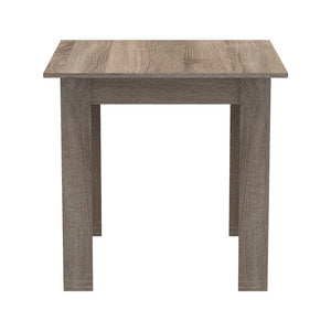 Τραπέζι Manka I  σε sonoma truffle απόχρωση 80x80x77εκ - Pakobazaar