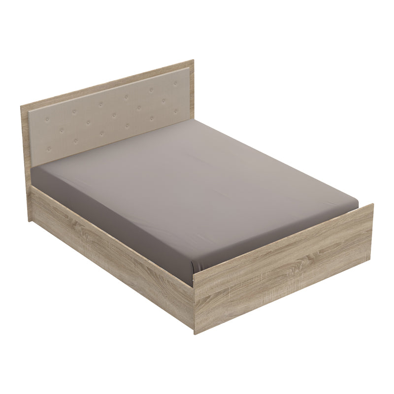 Κρεβάτι διπλό Vita Plus  σε sonoma απόχρωση 160x200εκ - Image 1
