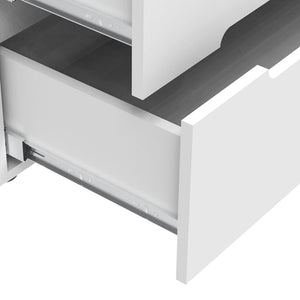Συρταριέρα Afina  mdf σε λευκή glossy απόχρωση 90x44x101εκ - Image 5