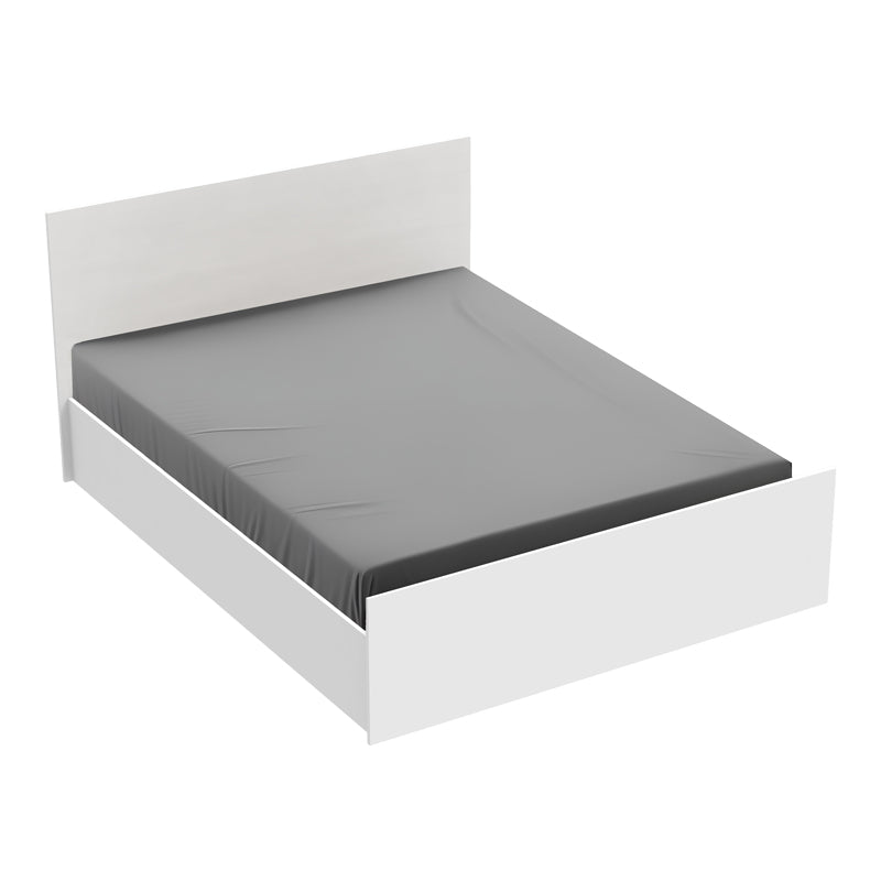 Κρεβάτι διπλό Toscana  σε λευκή απόχρωση 160x200εκ - Pakobazaar