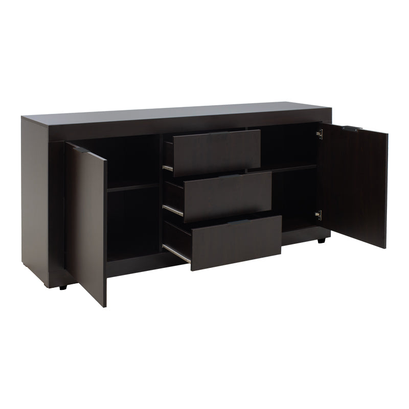 Μπουφές Doha  σε wenge απόχρωση 180x45x80.5εκ - Pakobazaar