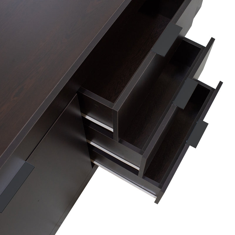 Μπουφές Doha  σε wenge απόχρωση 180x45x80.5εκ - Pakobazaar