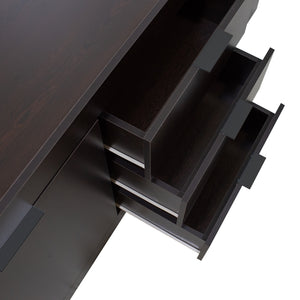 Μπουφές Doha  σε wenge απόχρωση 180x45x80.5εκ - Pakobazaar