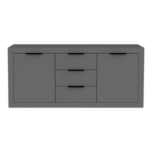 Μπουφές Doha  σε ανθρακί απόχρωση 180x45x80.5εκ - Image 4