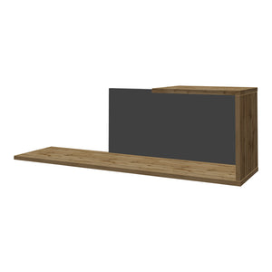 Σύνθετο σαλονιού Poelfy  σε ανθρακί-oak απόχρωση 170x37.5x42εκ - Image 5