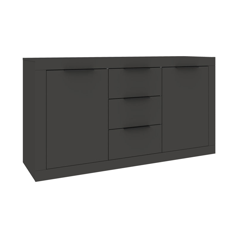 Μπουφές Doha  σε ανθρακί απόχρωση 150x45x80.5εκ - Pakobazaar