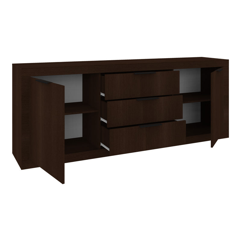 Μπουφές Doha  σε wenge απόχρωση 210x45x80.5εκ - Pakobazaar