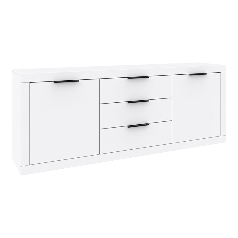 Μπουφές Doha  σε λευκή απόχρωση 210x45x80.5εκ - Pakobazaar