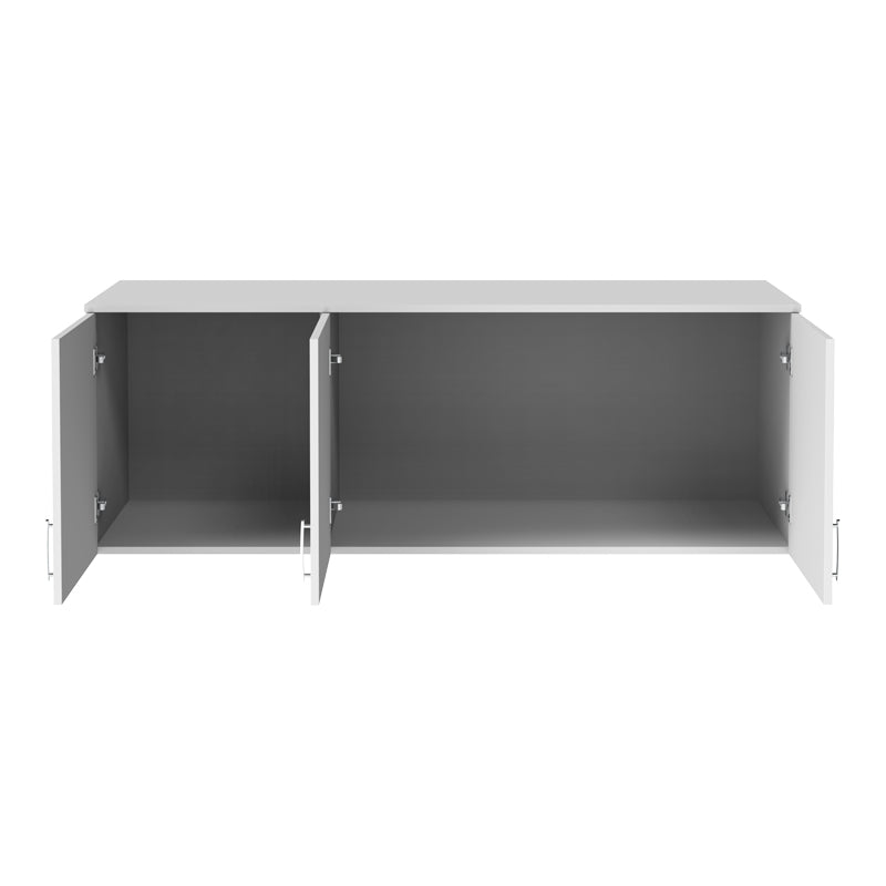Πατάρι ντουλάπας Royal  τρίφυλλο λευκό 150x58x53εκ - Pakobazaar
